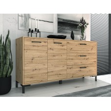 Kumode ar atvilknēm un durvīm NEVIO 13